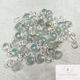 Aquamarine choker Necklace, Genuine Aquamarine choker necklace in Sterling Silver Plating, Minimalist Choker, Birthday Gift, Gypsy Jewelry